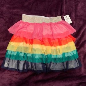 Hanna Andersson Rainbow Tiered Skirt - 120 or US 6